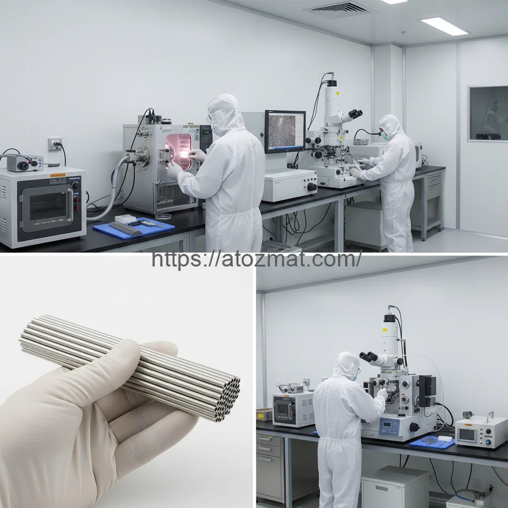 Niobium Zirconium Alloy Capillary (Nb1Zr Alloy Capillary) | N021 research laboratory application scene